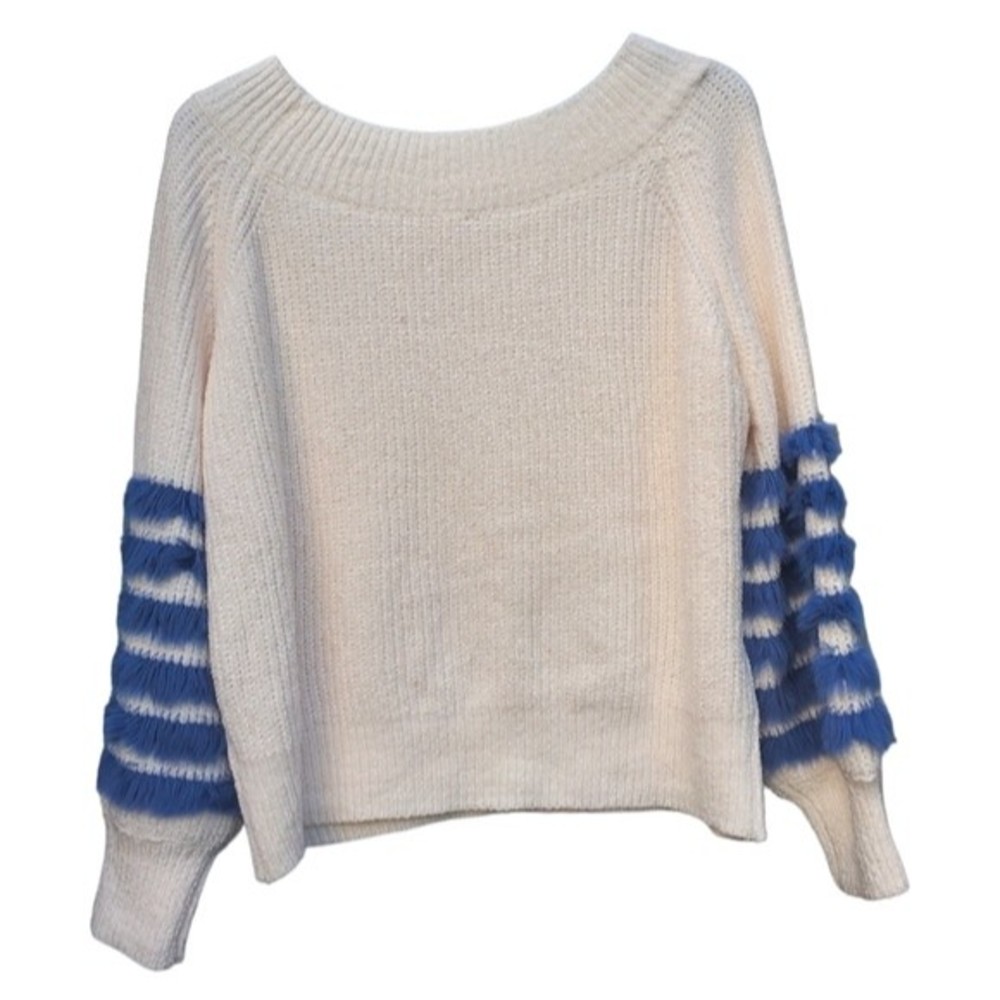 ee:some Cream Chenille Boutique Sweater